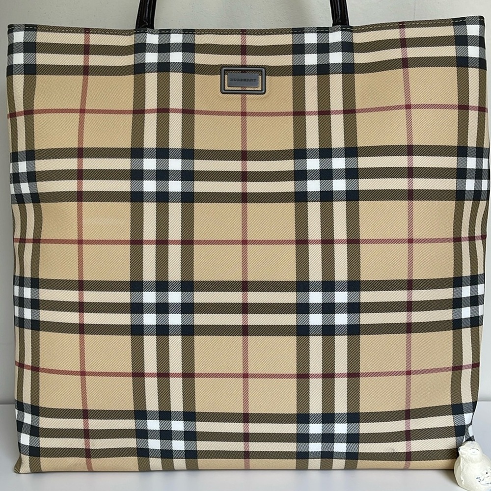 BURBERRY Nova Check Tote Bag - Picture 4 of 16